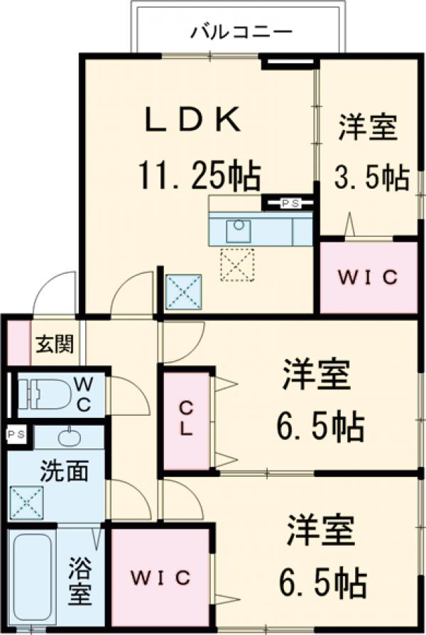 トップXIの間取り