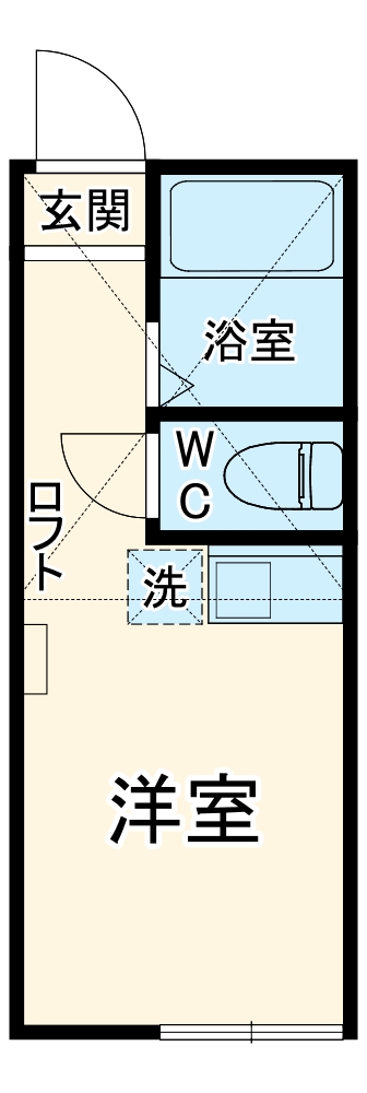 ユナイト宮前平ウインザーの間取り