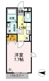 オーガスト蛍の間取り