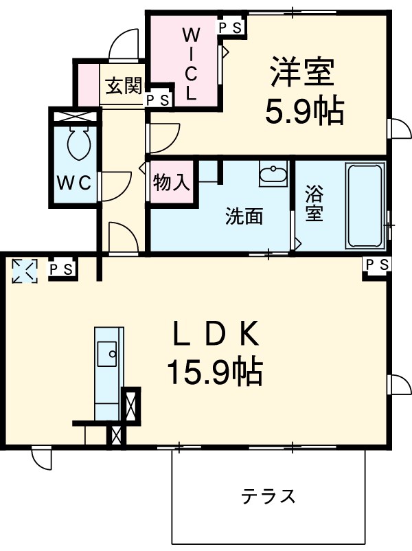 オルテンシアⅡの間取り