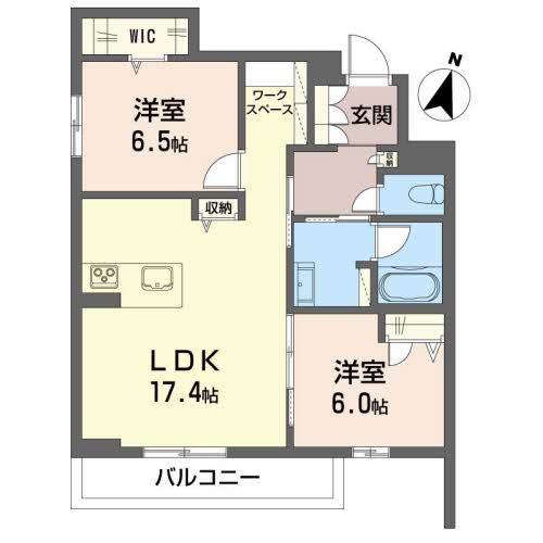 Crest Topiaの間取り