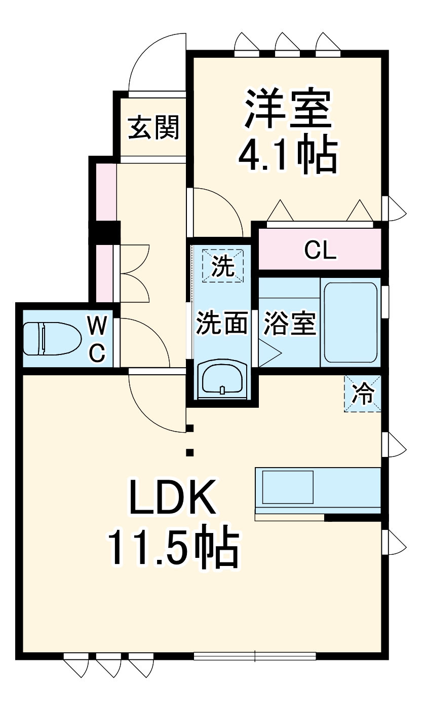 An'z Courtの間取り