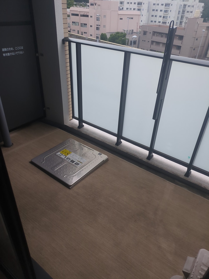 12/30 バルコニー