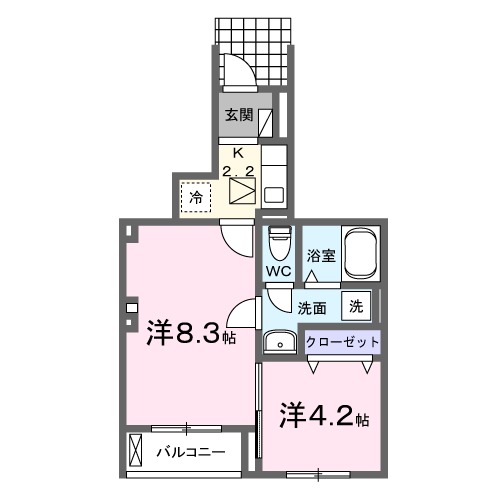 リリーの間取り
