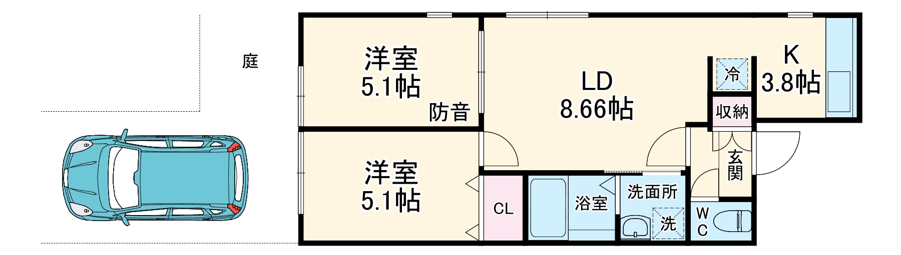 エスペランサ南行徳の間取り