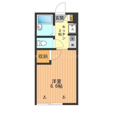 メゾンケーワイ山田の間取り