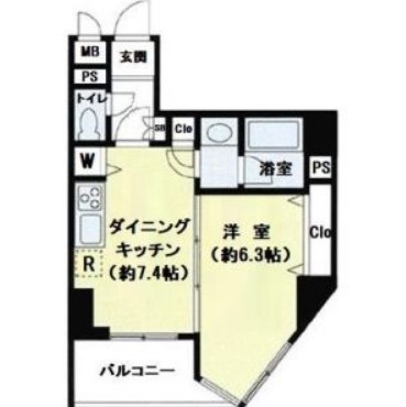 ザ・プレミアムスイート高田馬場の間取り