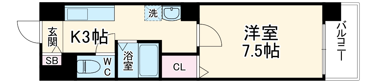 リアライズ岐阜駅前の間取り