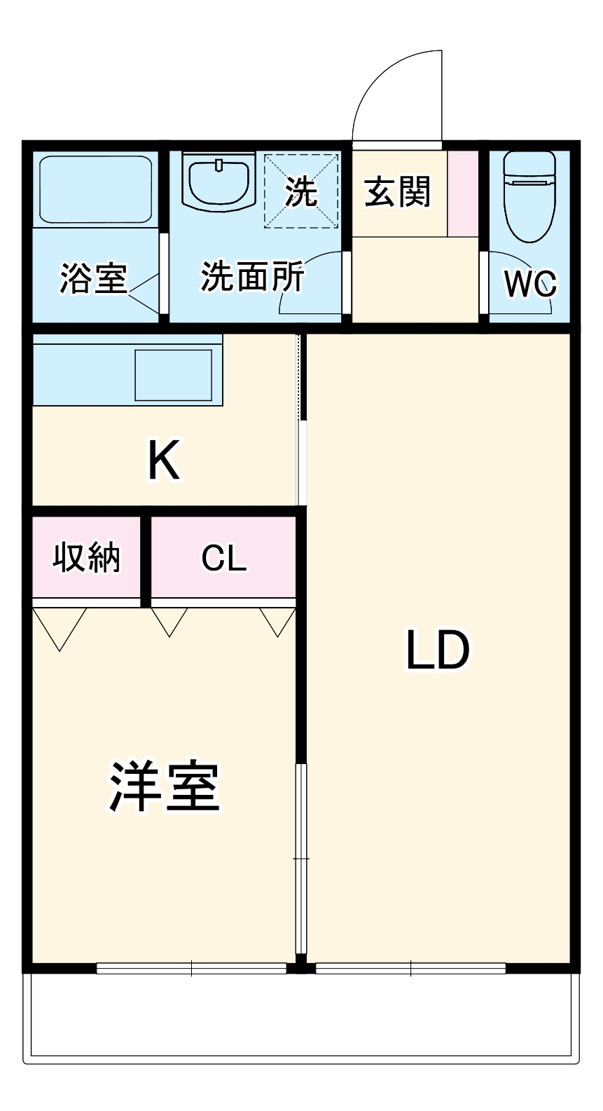 ベルバランセ白鳥の間取り