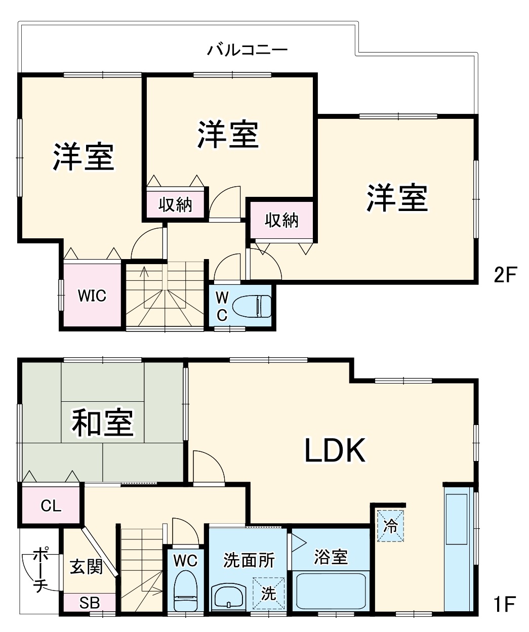 桜田2丁目戸建の間取り