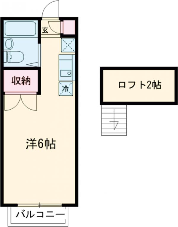 コーポ里美Ⅲの間取り