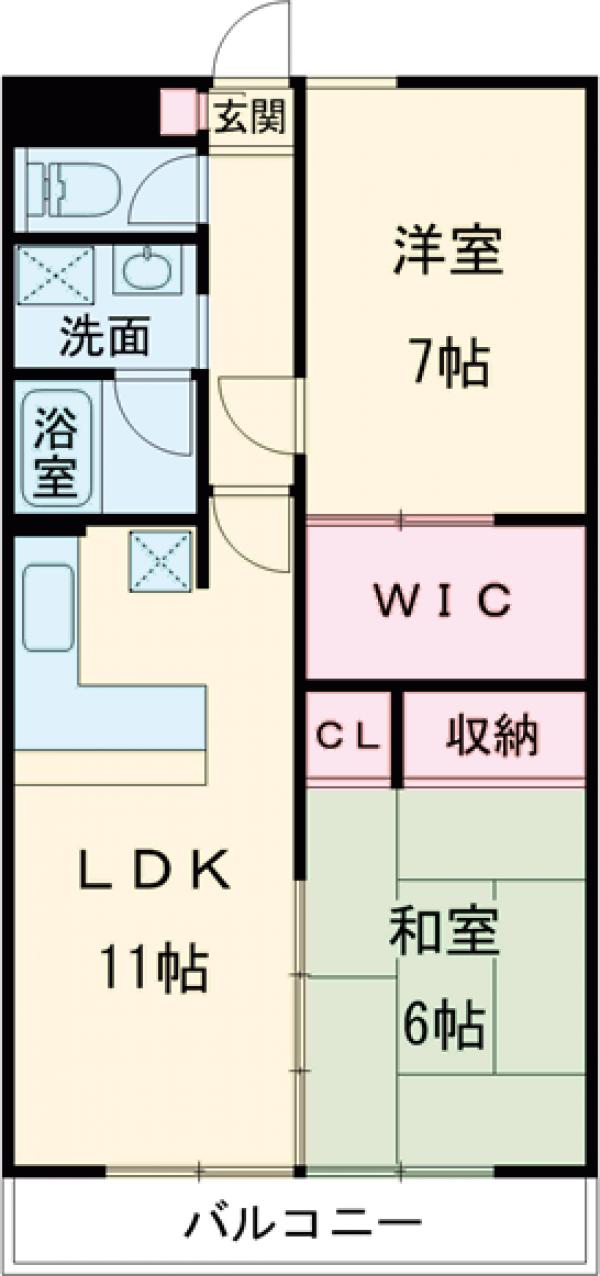花水木ガーデンヒルズ玉川学園の間取り