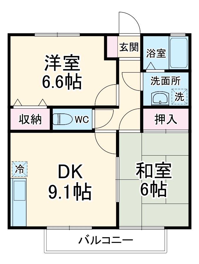 グリューネヴィントの間取り