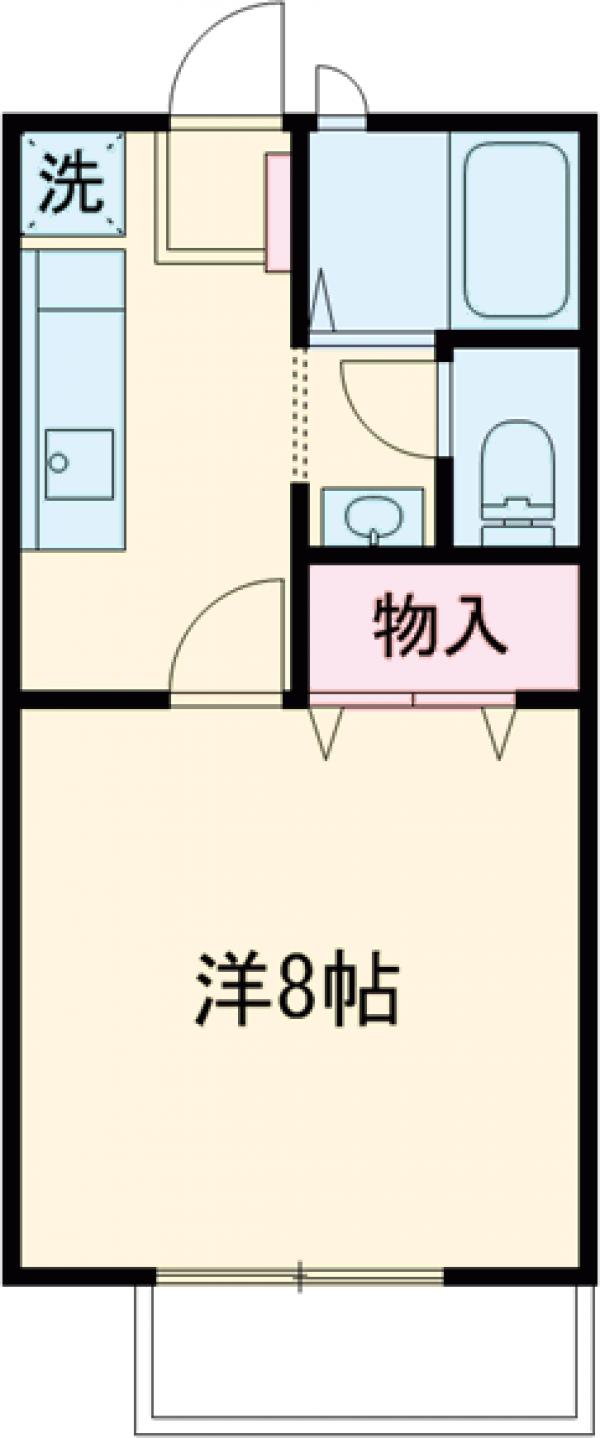 クラージュⅠの間取り