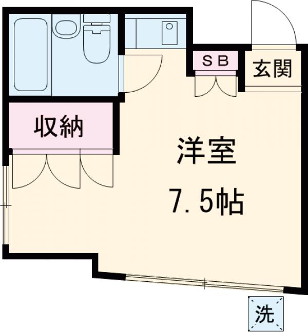 Ｖｉｌｌａ石神井の間取り