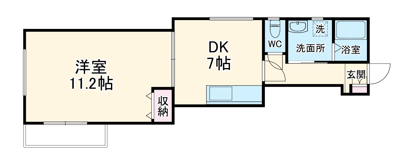 オンリーワン篠原北の間取り