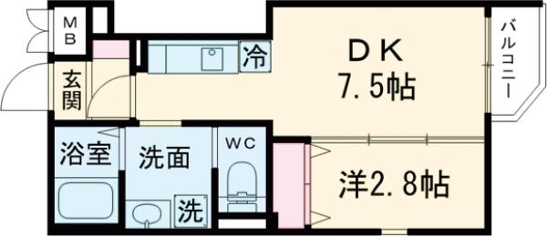 アバンテ向島の間取り