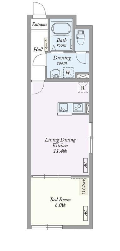 新宿WEST PLACEの間取り