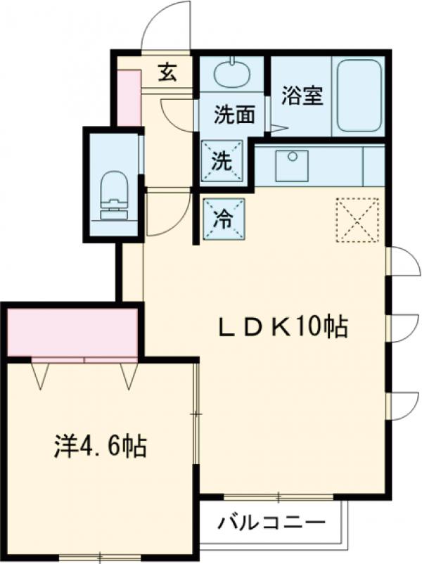 Espero赤堤の間取り