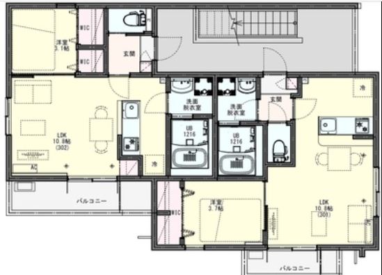 シエル狭山ヶ丘の間取り