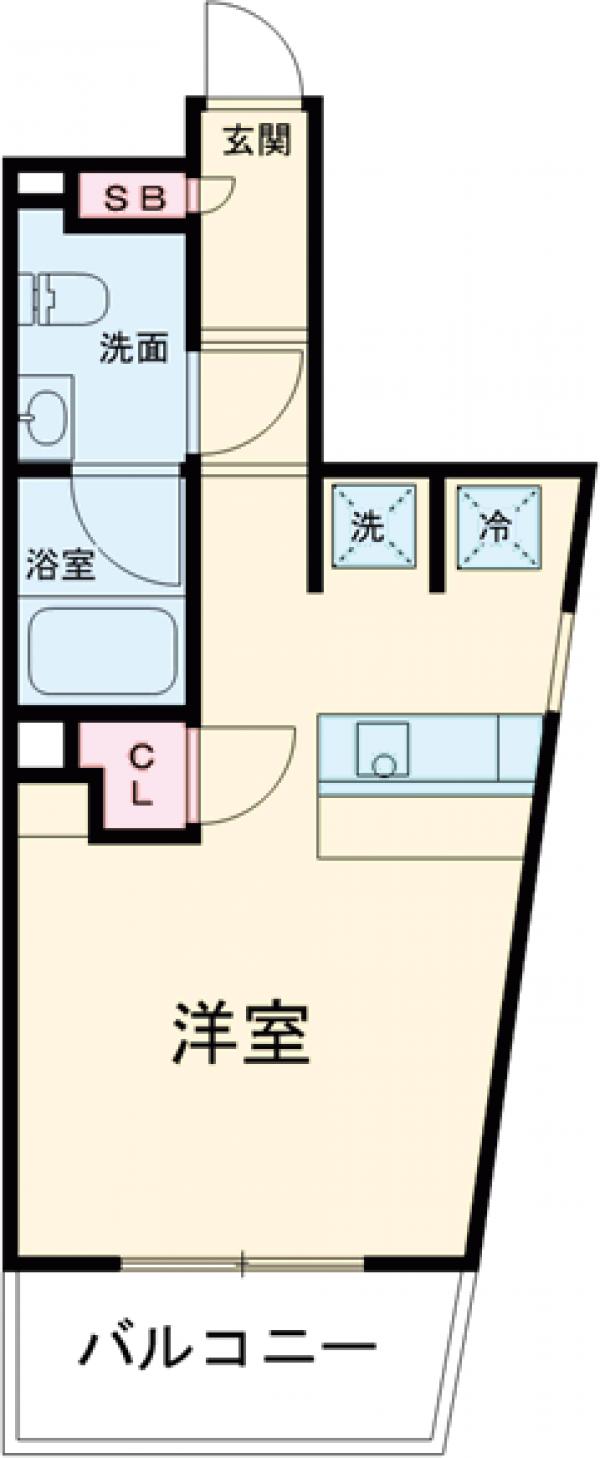 ユリカロゼAZ亀有の間取り