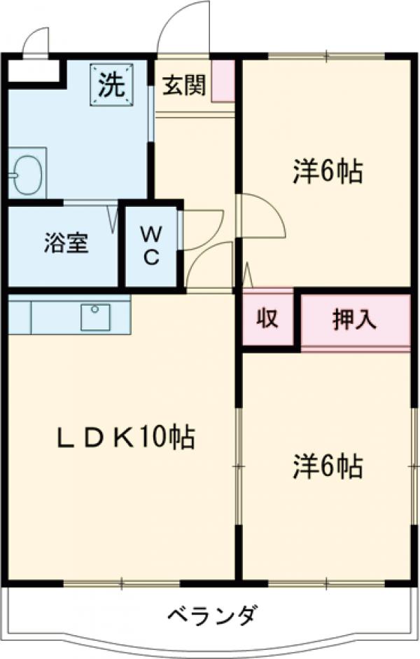 ガーディン師岡の間取り