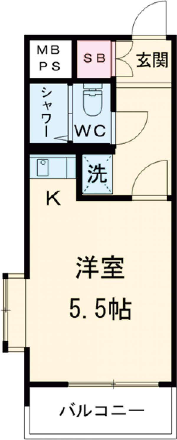 ライオンズマンション豪徳寺第3の間取り