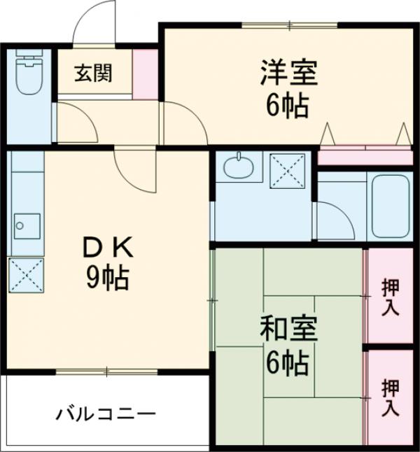 GARNET RESIDENCE上桂の間取り