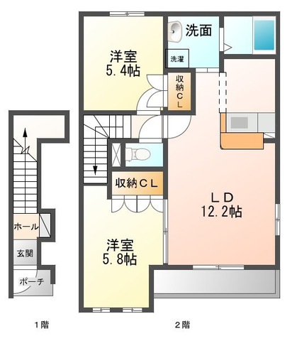 ウイングコートの間取り