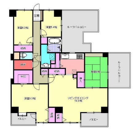 コスモ千葉グレイスヒルズの間取り