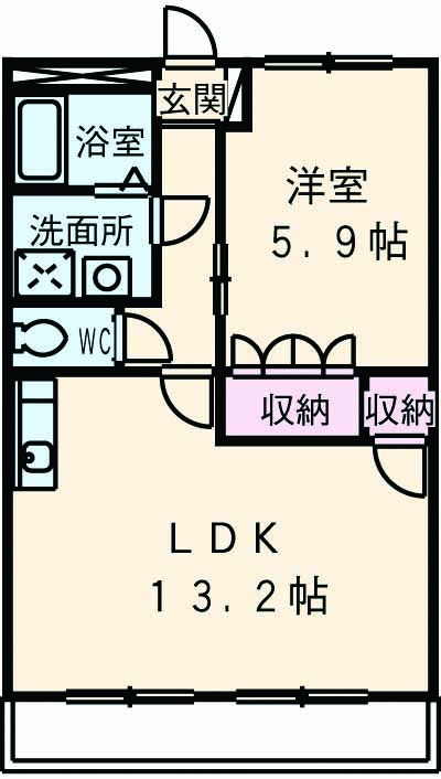 メルヴェールの間取り