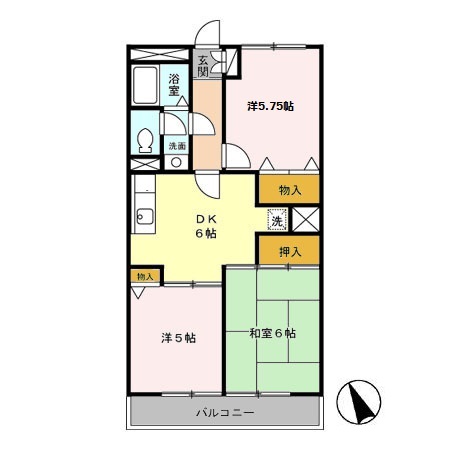 M.Sマンションの間取り