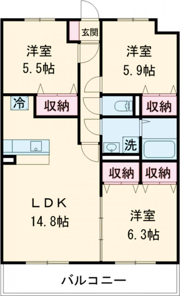 フォルテの間取り