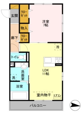 Bricks Lake Townの間取り