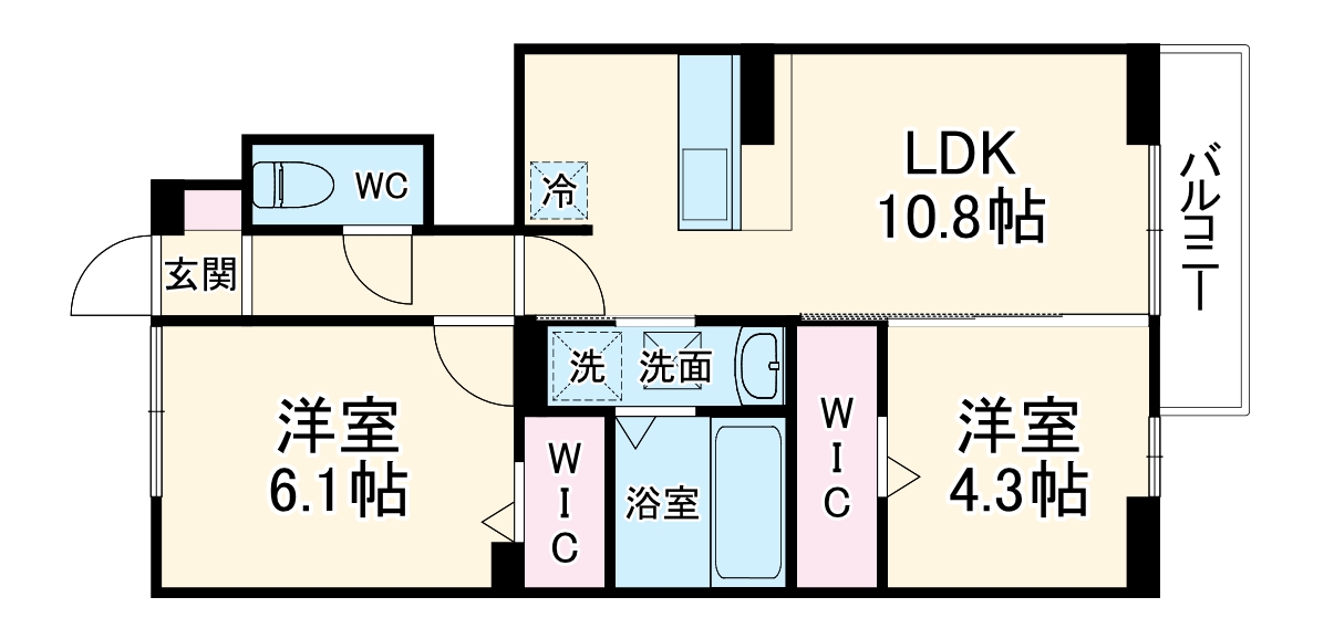 LC Villasの間取り