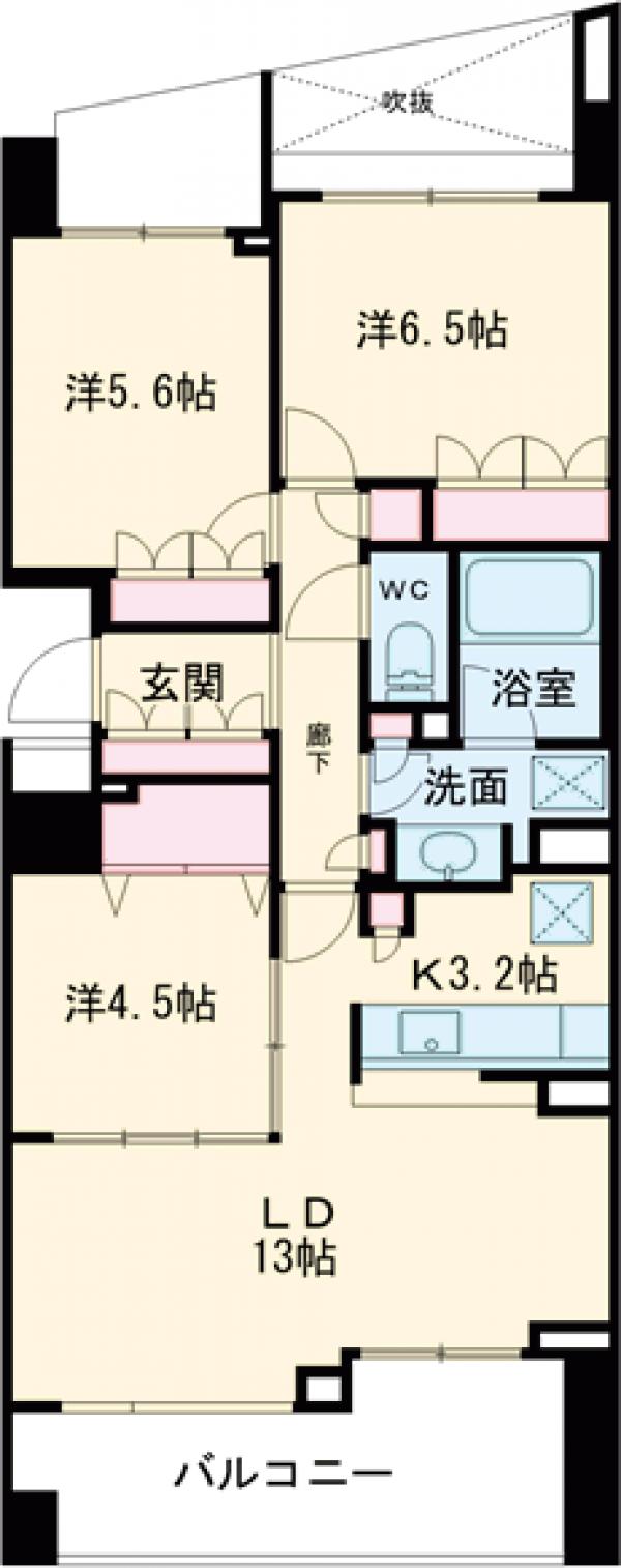 パークハウスフォレストリエの間取り