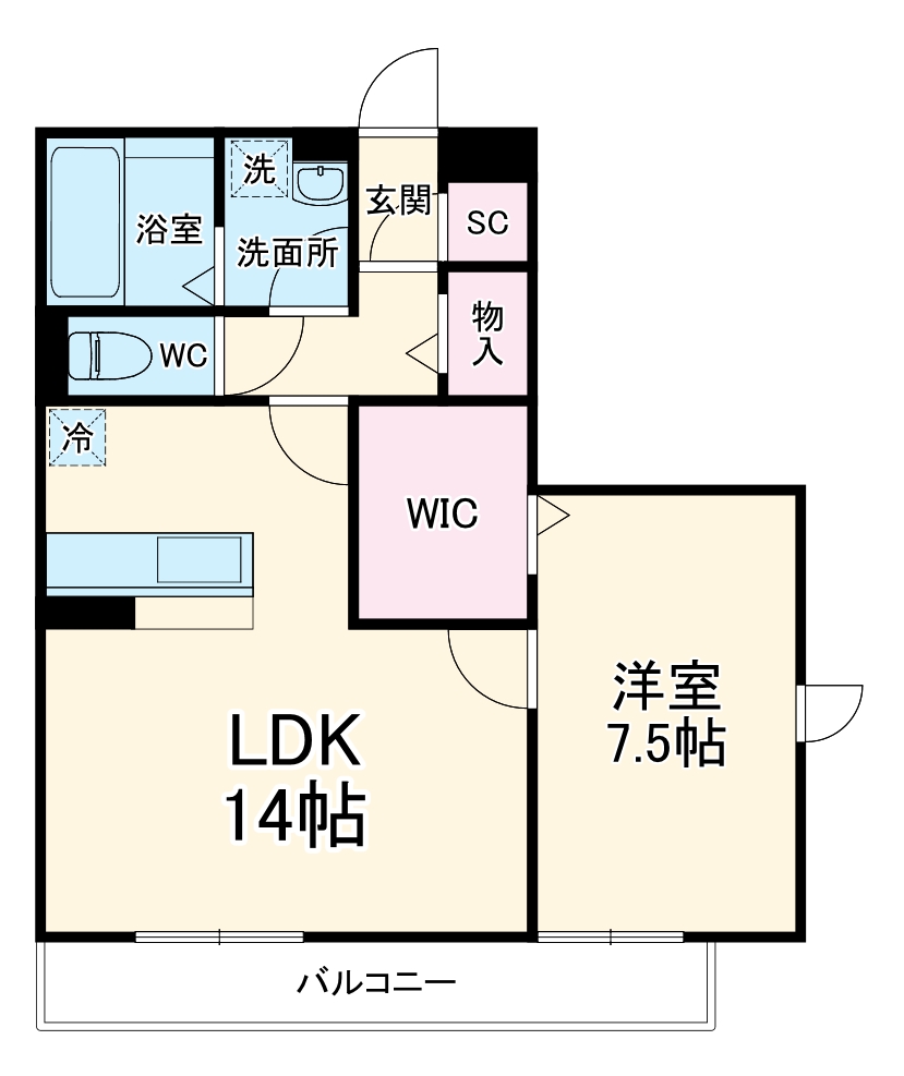 カーサ マロンの間取り