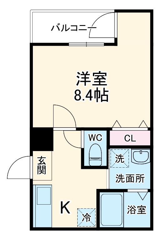 フジパレス塚本駅西Ⅰ番館の間取り