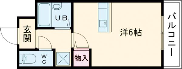 ラポール鳥飼の間取り