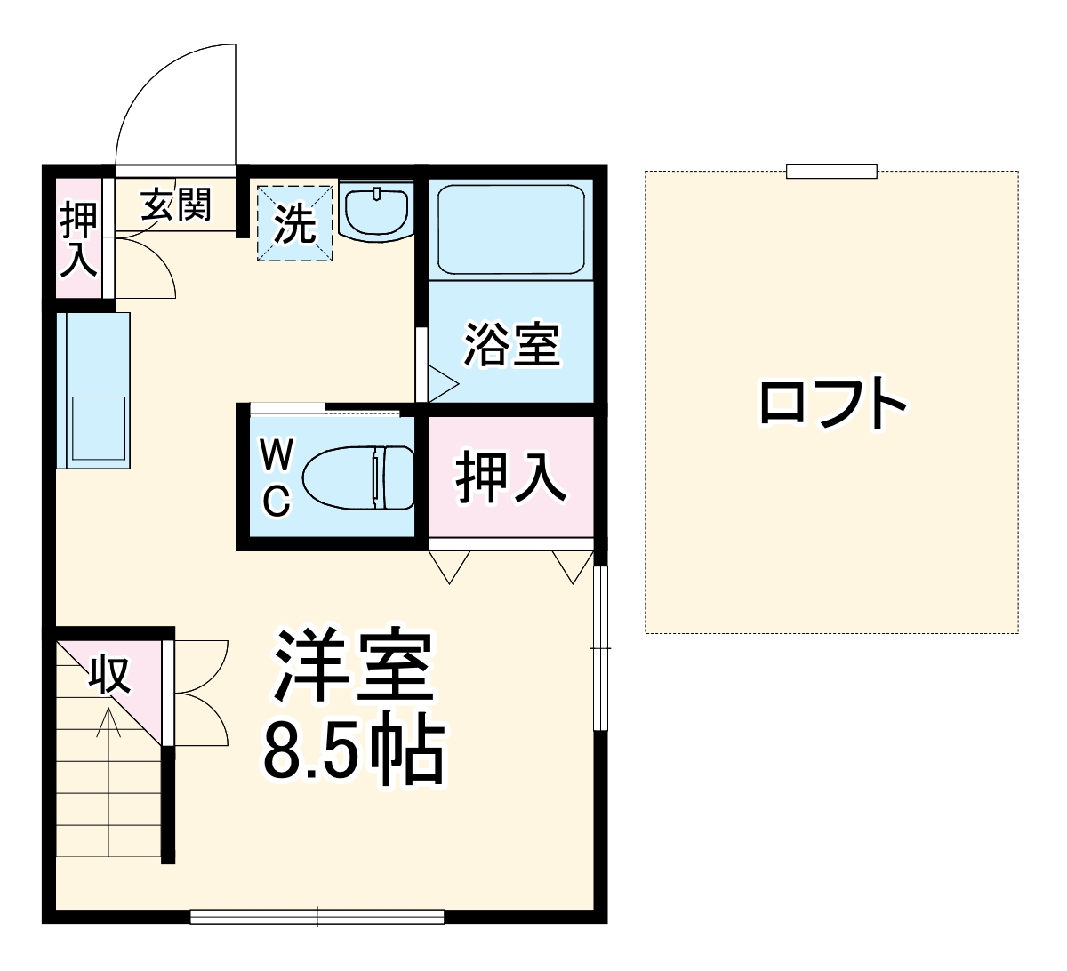 アテナータの間取り