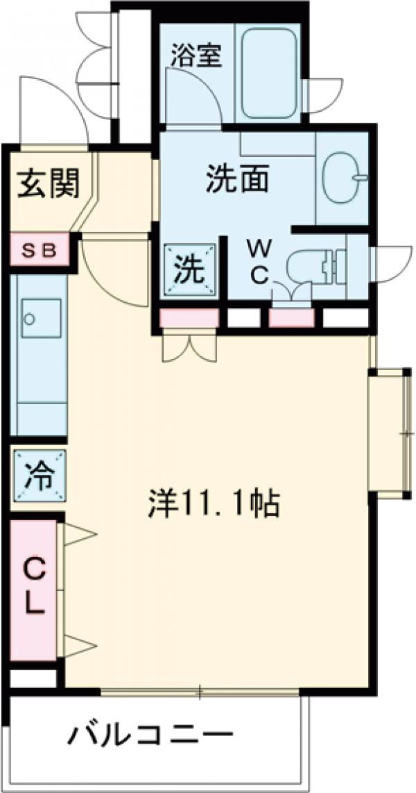 グランド・ルー都立大学の間取り