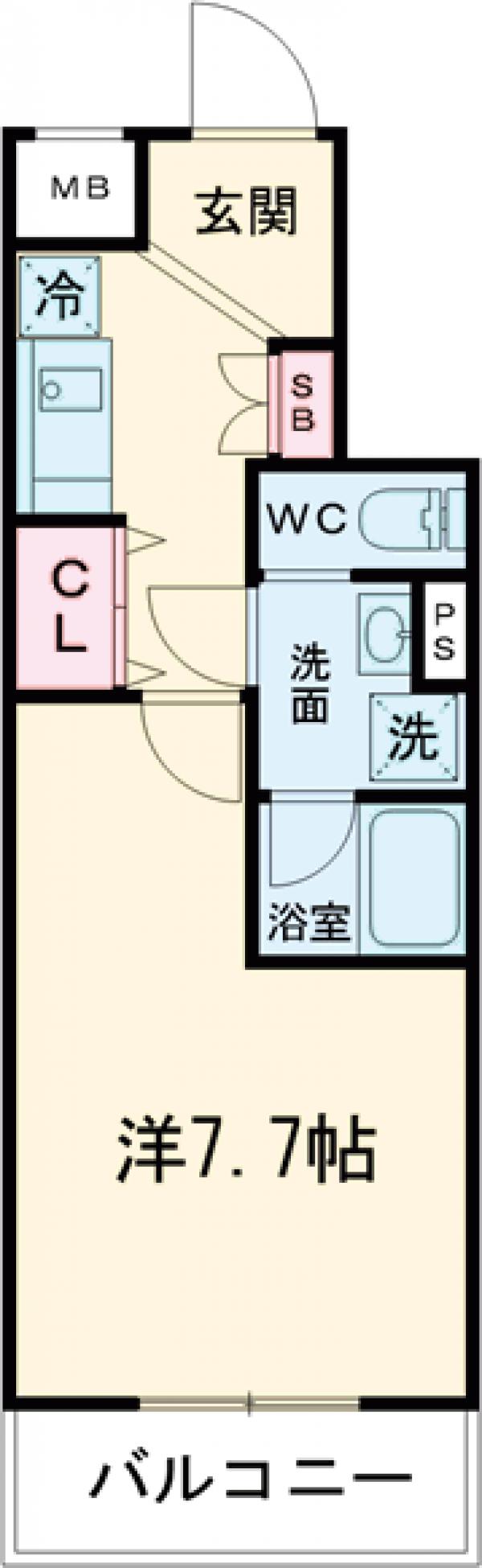 ミライズ五反野MAXIVの間取り