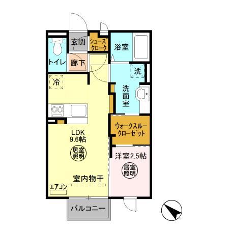 グランマーレ Aの間取り