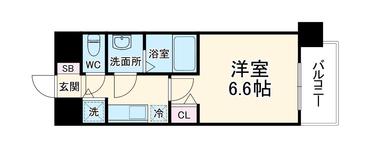 プレサンス名古屋STATIONフレアの間取り