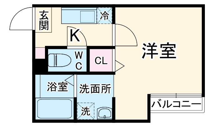 BELEZA七里の間取り