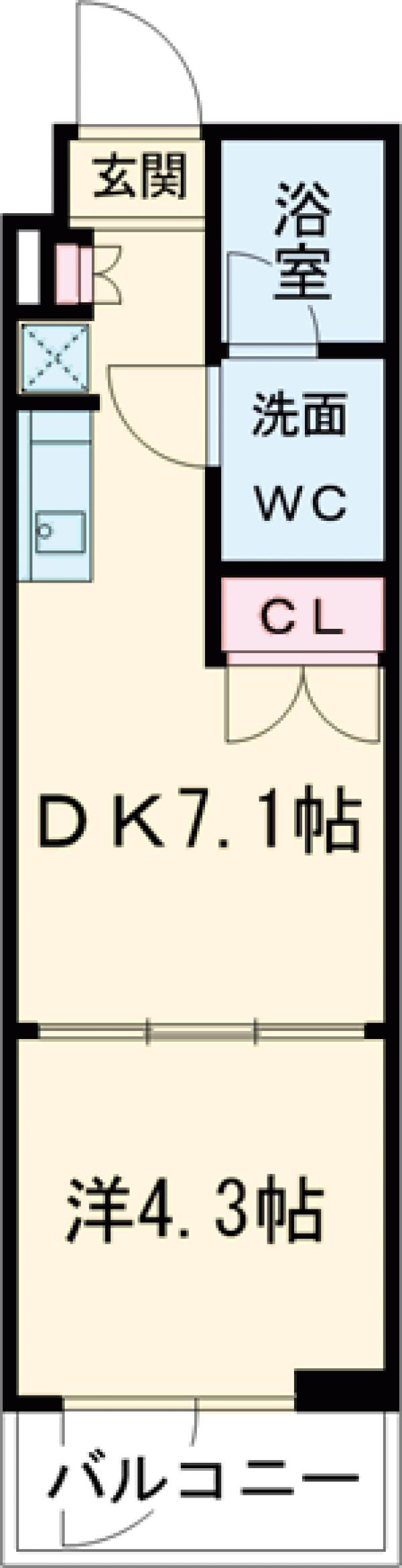 スパシエ洗足池の間取り