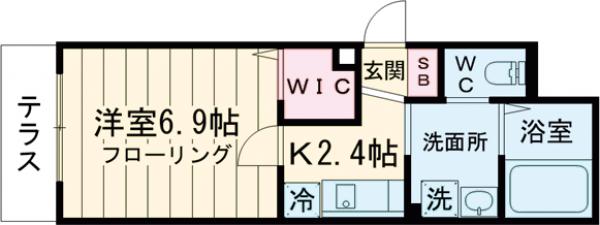 エリシアン三軒茶屋の間取り