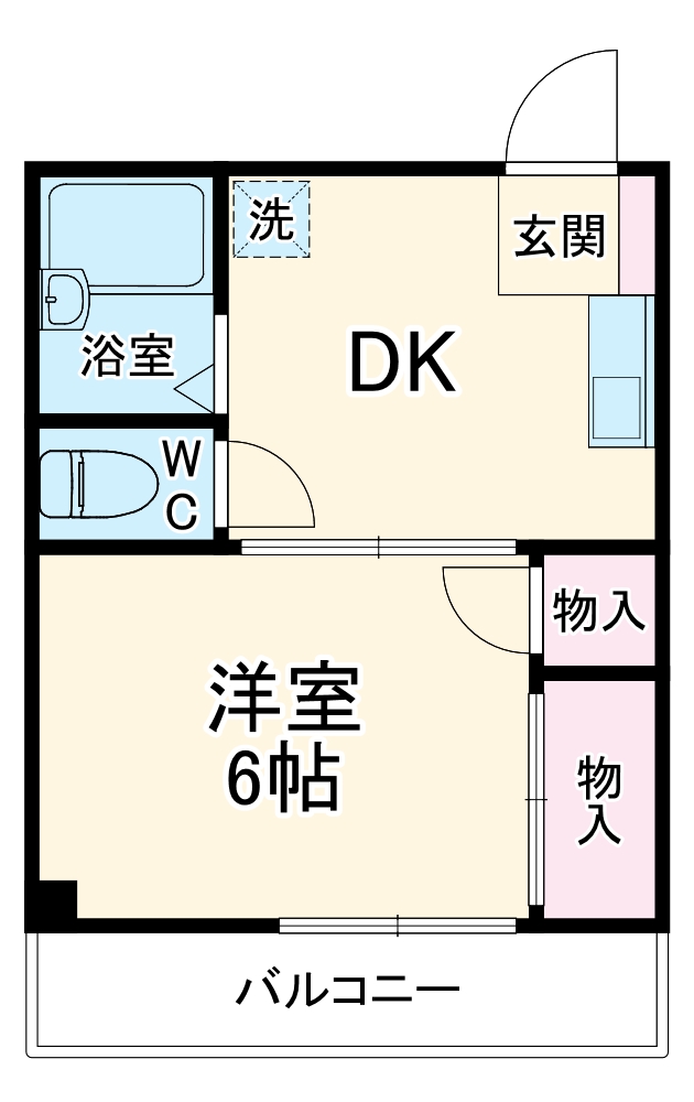 バージニアシティの間取り