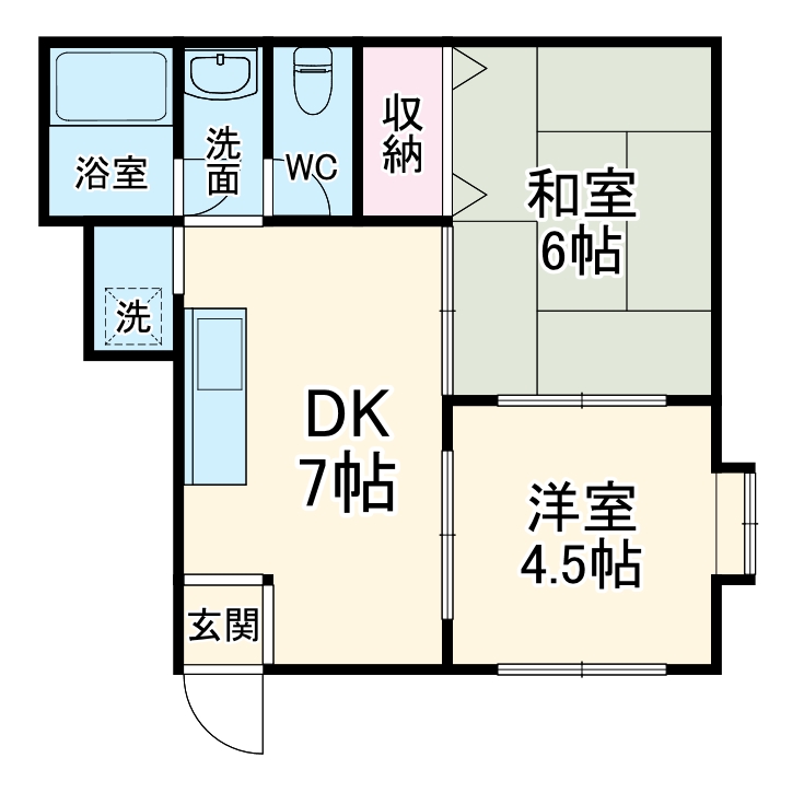 カームAの間取り