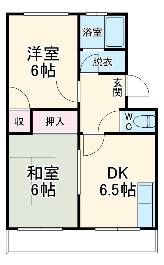 ベルキーシティの間取り